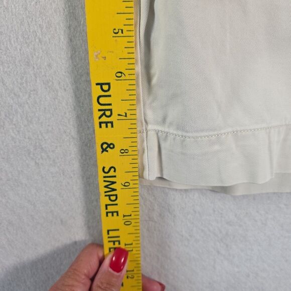 Caribbean Bermuda Shorts Cotton Men’s 38W  8.5" Inseam Flat Front Tan - Picture 8 of 8